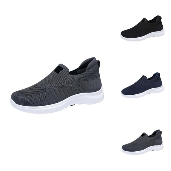 Men's Breathable Casual Shoes Lightweight Comfortable Walking Sneakers For Daily Wear On Flat Sole Loafers Sneakers For Men