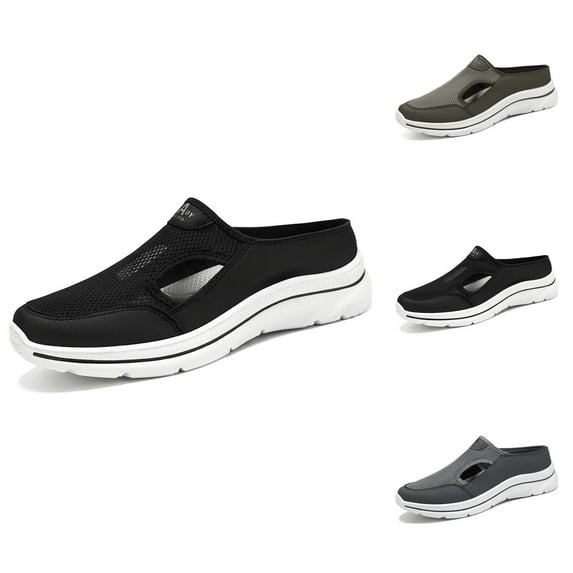 Men's Breathable Casual Shoes New Summer A Soft Bottom Slippers Comfortable Lightweight Sandals Men Hundred Shoes Mena Shoes