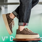 Mens Breathable Casual Shoes. Trendy and Versatile Platform Sneakers. Casual Skate Shoes, Fashionable Sneakers