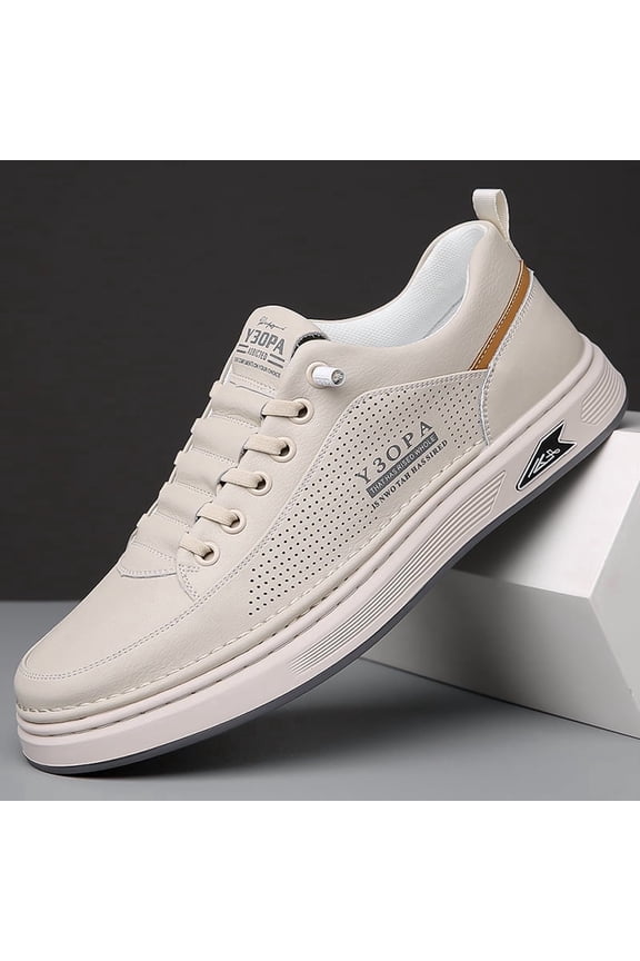 Men's Breathable Casual Shoes for Fall Flat Driving Shoes