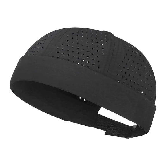 Men's Breathable Hop Hat, Lightweight Mesh Adjustable Quick Drying Sun Hat, Heat Dissipation Travel Sport Beach Cap with UV Protection for Outdoor Activities