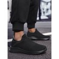 thumbnail image 1 of Men's Breathable Knit Mesh Slip On Shoes, Lightweight Cushioned Sock Sneakers, Anti-slip Comfort Walking Casual Footwear, 1 of 7