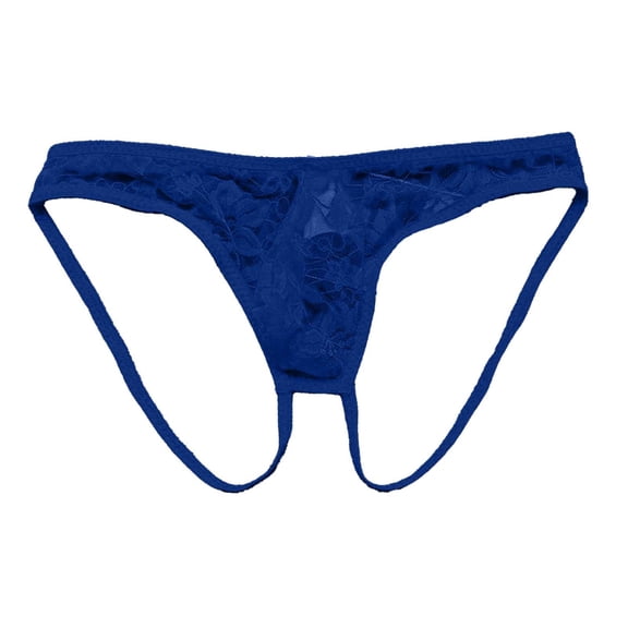 Men's Breathable Lace Printed Thong