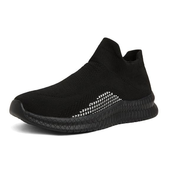 Men's Breathable Lightweight Outdoor Non-slip Soft Sole Sneakers, Spring Slip On Casual Shoes, And Summer