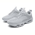thumbnail image 1 of Men's Breathable Mesh Air Cushion Running Shoes, Lightweight Lace-Up Athletic Sneakers, Shock Absorbing Comfortable Footwear for Gym, Walking, and Daily Activities, 1 of 10