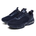 thumbnail image 1 of Men's Breathable Mesh Air Cushion Running Shoes, Lightweight Lace-Up Athletic Sneakers, Shock Absorbing Comfortable Footwear for Gym, Walking, and Daily Activities, 1 of 10