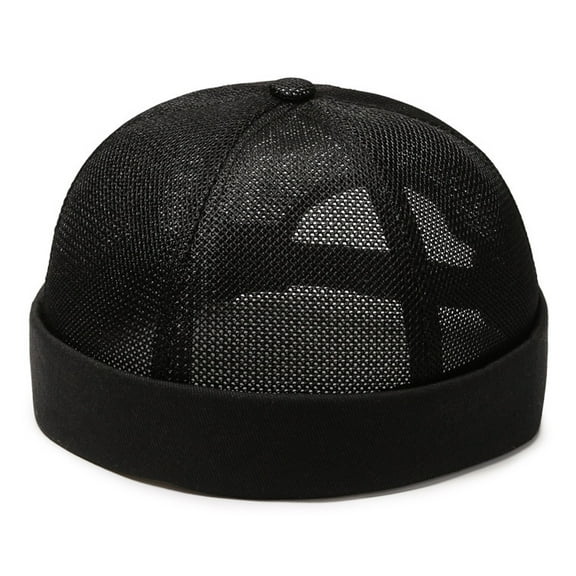 Men's Breathable Mesh Baseball Cap – Quick-Dry Adjustable Sport Hat for Outdoor & Casual Wear,Black,One Size,Dailypoc
