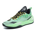 thumbnail image 1 of Men's Breathable Mesh Basketball Shoes, Low-Top Lace-Up Athletic Sneakers with Cushioned Midsole, Non-Slip High-Traction Footwear for Training, Competition, and Outdoor Sports, 1 of 9