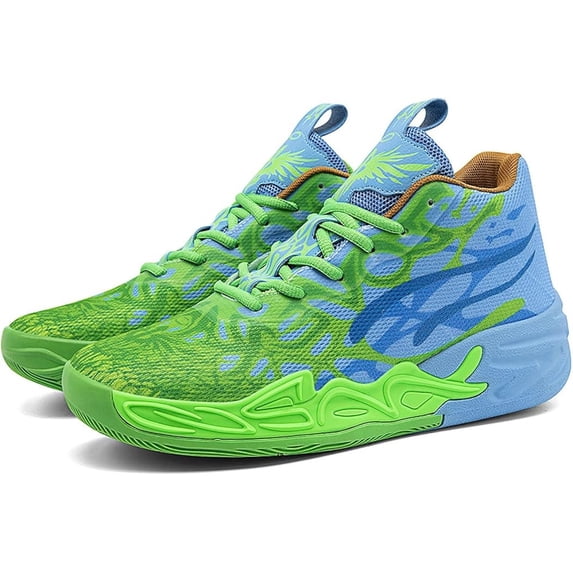 Men's Breathable Mesh Basketball Shoes Non Slip Rubber Sole Sports Shock-absorbing Training Suitable for Outdoor Court Running Daily Casual Wear