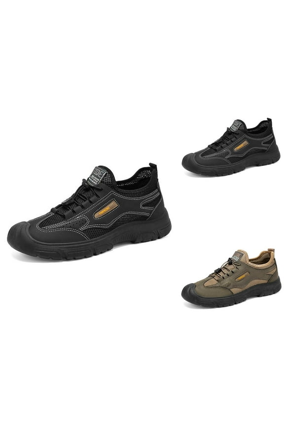 Men's Breathable Mesh Casual Shoes Lightweight Soft Sole Walking Sneakers Comfortable Outdoor On Loafers For Daily Wear Zapatos Hombres