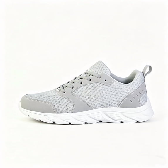 Men's Breathable Mesh Running Shoes, Lightweight Lace-Up Athletic Sneakers, Non-Slip Casual Footwear for Gym, Walking, and Everyday Activities