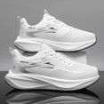 thumbnail image 1 of Men's Breathable Mesh Sneakers with Shock-Absorbing Sole & Anti-Slip Sole - Low-Top Athletic Running Suitable for Training, Gym, Outdoor, Plus Sizes Available, Spring/Summer Collection, 1 of 8