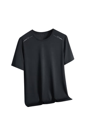 Men's Breathable Mesh T Shirt Short Sleeve Sports Shirt Quick Dry Activewear for Fitness Running and Casual Wear