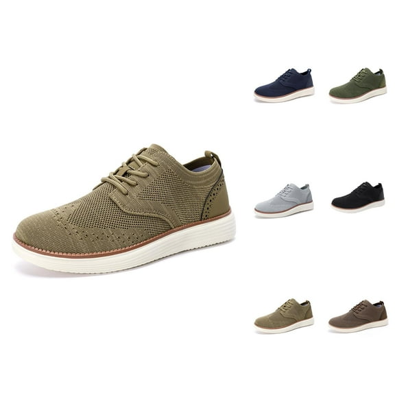 Men's Breathable On Casual Shoes Comfortable Flat Sole Sneakers For Daily Wear With Jeans Shorts Pants Spring Summer Fall Men'S Walking Shoes