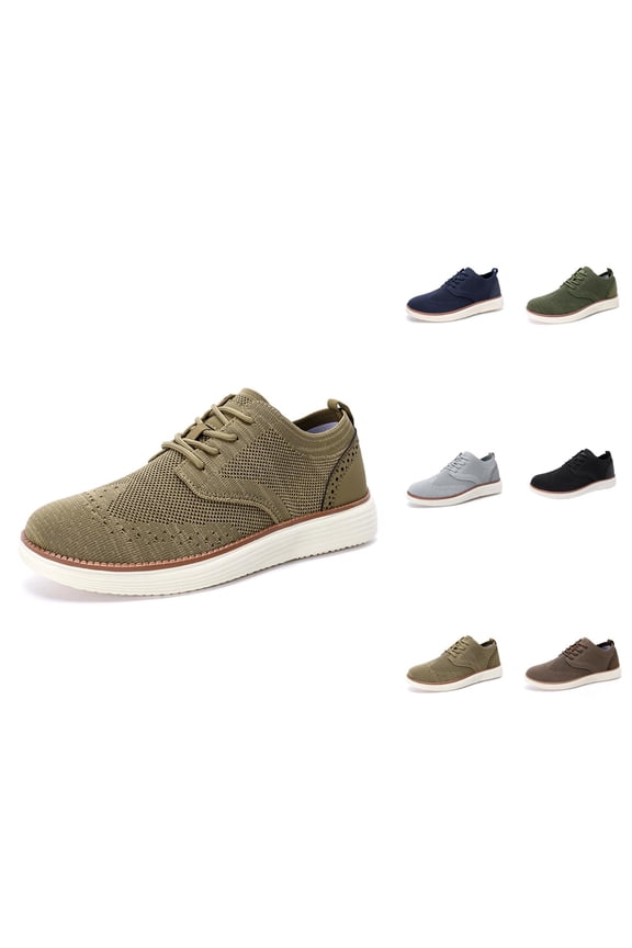 Men's Breathable On Casual Shoes Comfortable Flat Sole Sneakers For Daily Wear With Jeans Shorts Pants Spring Summer Fall Mens Casual Shoes