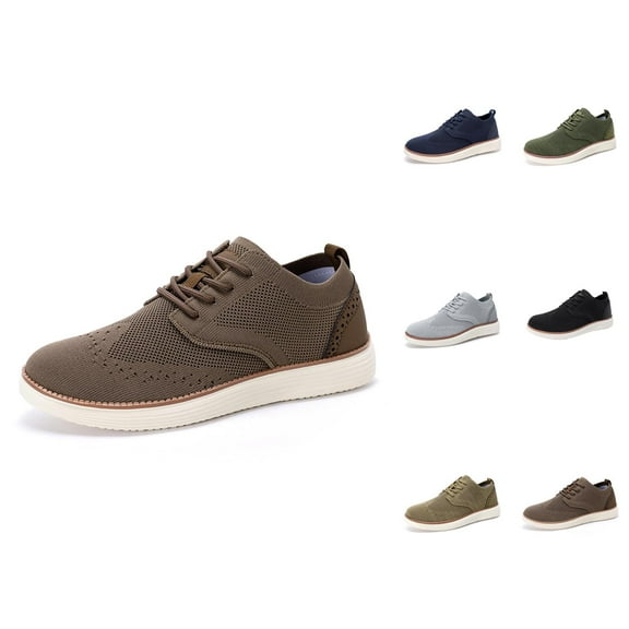 Men's Breathable On Casual Shoes Comfortable Flat Sole Sneakers For Daily Wear With Jeans Shorts Pants Spring Summer Fall Shoes Man