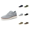 thumbnail image 1 of Men's Breathable On Casual Shoes Comfortable Flat Sole Sneakers For Daily Wear With Jeans Shorts Pants Spring Summer Fall Tall Shoes For Men, 1 of 8