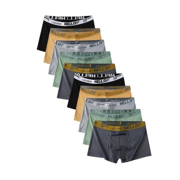 Men's Breathable Performance Boxer Briefs, 10-Pack
