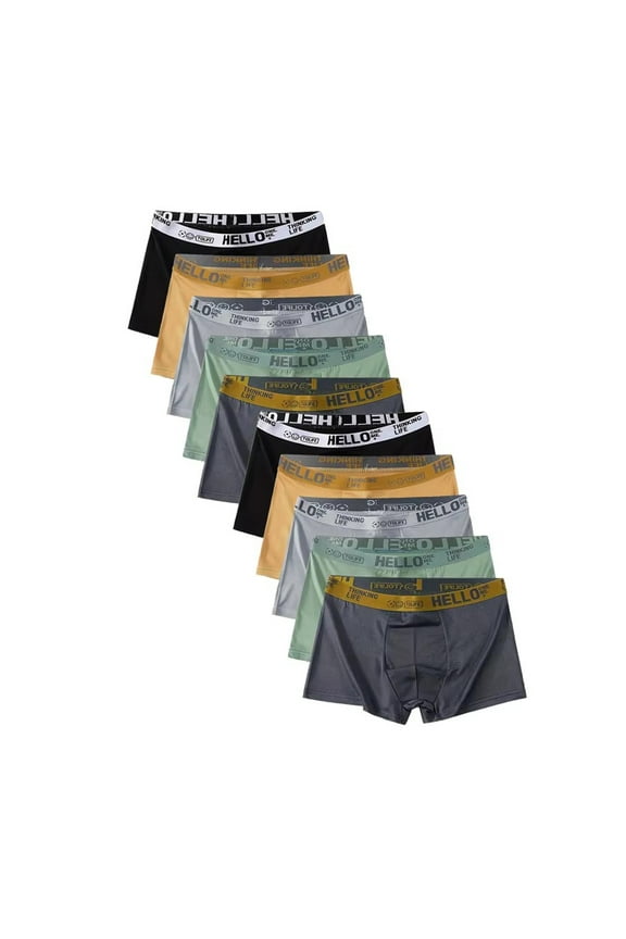 Men's Breathable Performance Boxer Briefs, 10-Pack