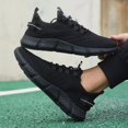 thumbnail image 1 of Men's Breathable Running Shoes Lightweight Athletic Sneakers with Cushioned Non Slip Sole for Walking Jogging Gym Training Trail Running and Daily Wear, 1 of 10