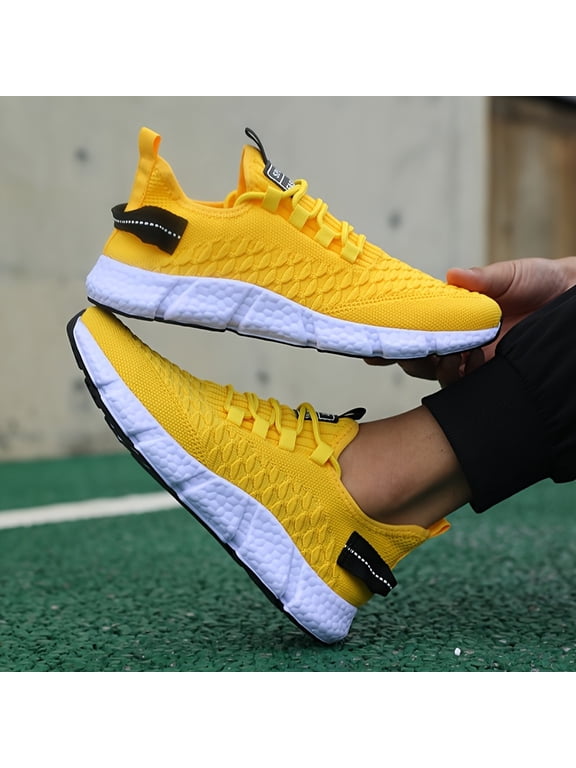 Men's Breathable Running Shoes Lightweight Athletic Sneakers with Cushioned Non Slip Sole for Walking Jogging Gym Training Trail Running and Daily Wear
