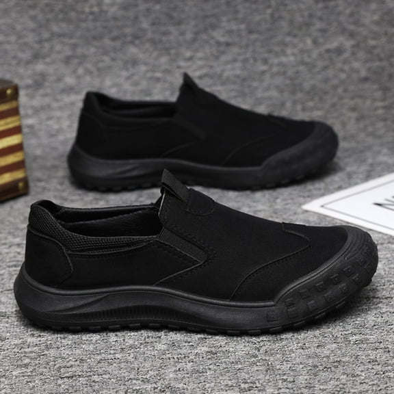 Men's Breathable Slip-On/Lookout Loafers - Lightweight Low-Top Casual & Sports Shoes with Round Toe, Spring Summer Driving Sneakers, Comfortable Rubber Sole () - Direct Shipping from Local Warehouse