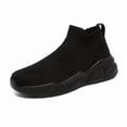 thumbnail image 1 of Men's Breathable Slip-On Sneakers - Casual Sneakers Suitable for Jogging, Round-Toe Lightweight with Cushioned MD Sole & Insole, Spring Summer Fall Casual Attire, Minimalist Sportswear (No Laces), 1 of 7