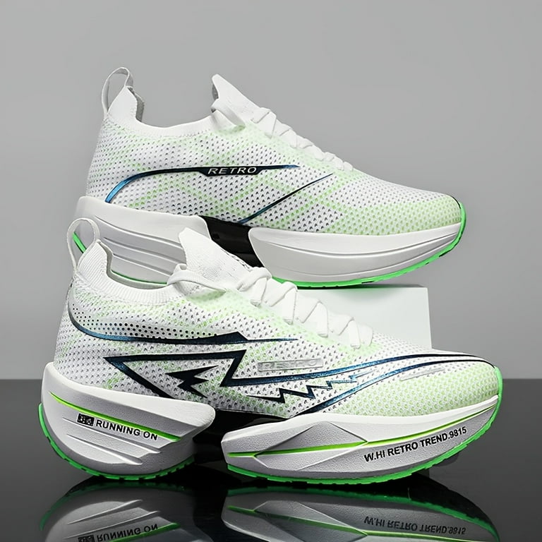 Men's Breathable Slip-On Sneakers Lightweight Running Shoes with