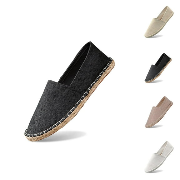 Men's Breathable Solid Color Korean Version Trendy Casual Comfortable Lightweight Linen Sole Sneakers Sneakers For Men