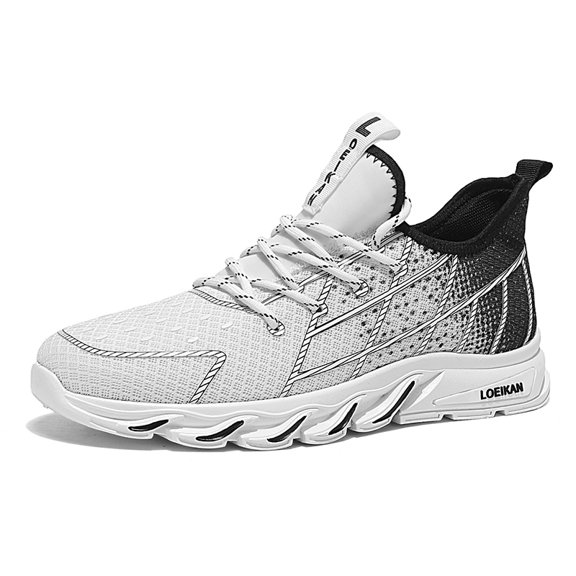 Men's Breathable Tennis Shoes Running Gym Sneakers Casual Sport Walking Trainers