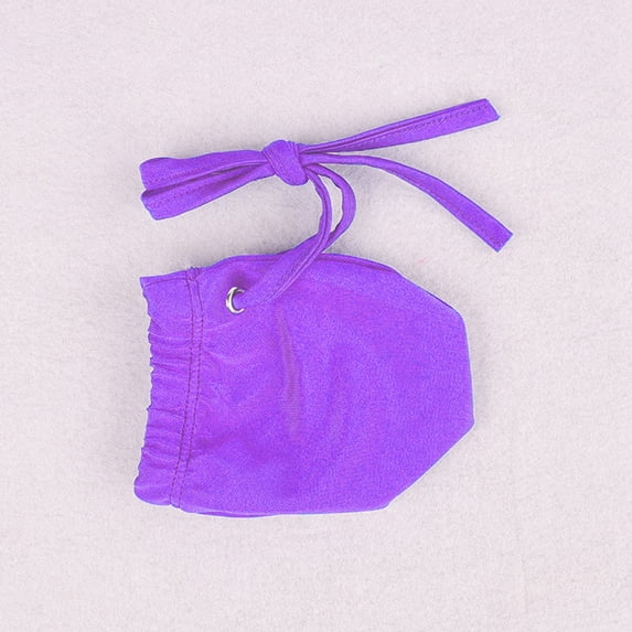 Men's Breathable Thong Underwear Swimming Pouch Briefs, Purple