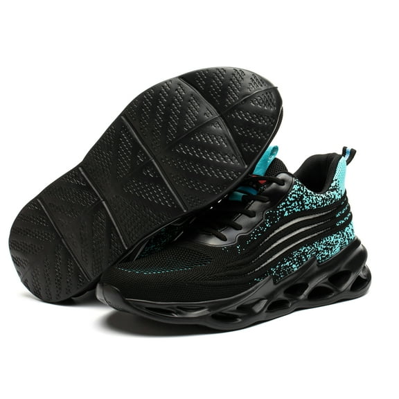 Men's Breathable Working Shoes Fashion Anti Smash Anti Pierce Safety Shoes Spring and Summer Steel Toes Women's Protective Shoes Sneakers