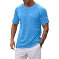 thumbnail image 1 of Men's Breathable Workout T Shirts Loose Fit Gym Running Athletic Tee for Summer Sports Casual Wear, 1 of 6