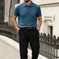 thumbnail image 1 of Men's Breeze Polo Shirts Beer Belly Wearbreeze Collared Textured Shirt Stretchy Quick Dry Casual Golf Short Sleeve T-Shirt, 1 of 6