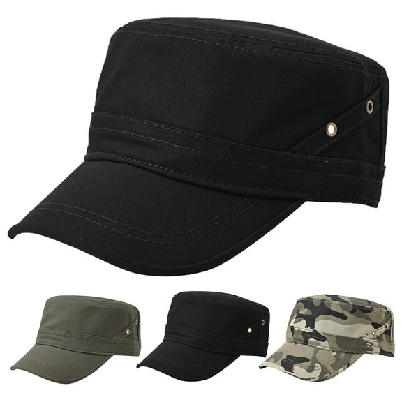 Men's Breezy Cotton Sun Hat Lightweight Hiking Cap for Outdoor Activities