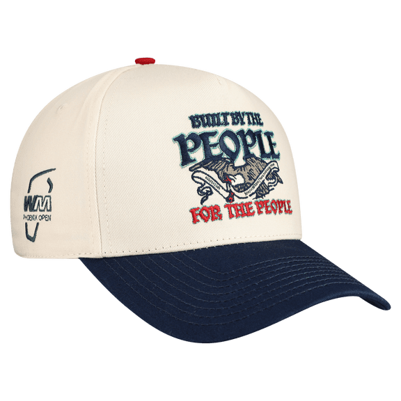 Men's Breezy Golf Cream WM Phoenix Open Built By The People Contrast Adjustable Hat