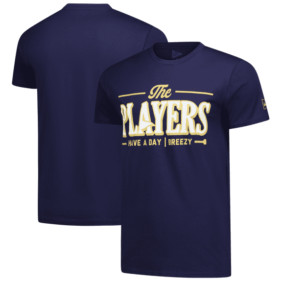 Men's Breezy Golf Navy THE PLAYERS Flagship T-Shirt