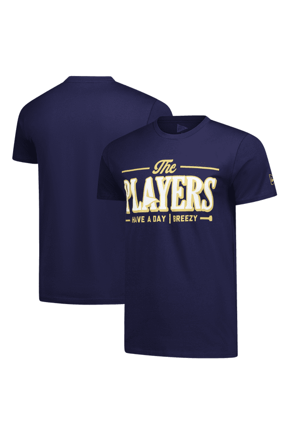 Men's Breezy Golf Navy THE PLAYERS Flagship T-Shirt