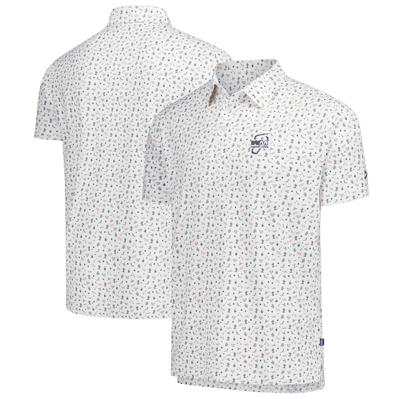 Men's Breezy Golf White WM Phoenix Open Locals Only Polo