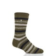 thumbnail image 1 of Heat Holders Men's Brian ORIGINAL Striped Crew Socks | Warm + Soft, Hiking, Cabin, Hunting, Outdoor, Cozy Socks | 7X Warmer Than Cotton Socks, 1 of 6