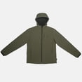 thumbnail image 1 of Men's Brick Fleece Lined Super Softshell® Jacket Dark Olive M, 1 of 3