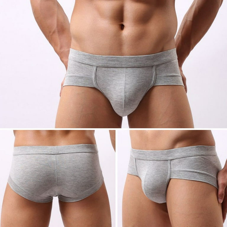 Men s Brief Seamless Short Trunk Boxers Pants Thongs Guys Underwear Underpants
