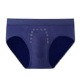 thumbnail image 1 of Men's Briefs Triangle Bikini Low Rise Briefs Soft Breathable Athletic Underwear Blue XXXL, 1 of 2