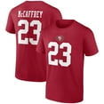 thumbnail image 1 of NFL Christian McCaffrey San Francisco 49ers Mens Name & Number Short Sleeve Tee, 1 of 3