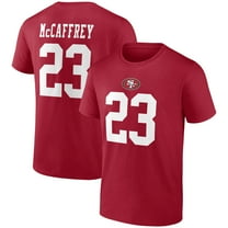 NFL Christian McCaffrey San Francisco 49ers Mens Name & Number Short Sleeve Tee