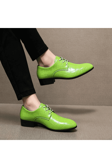 mens lime green dress shoes Oxfords in Mens Shoes birthday party outfit