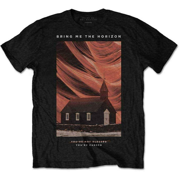 Men's Bring Me The Horizon Cursed Slim Fit T-shirt X-Large Black
