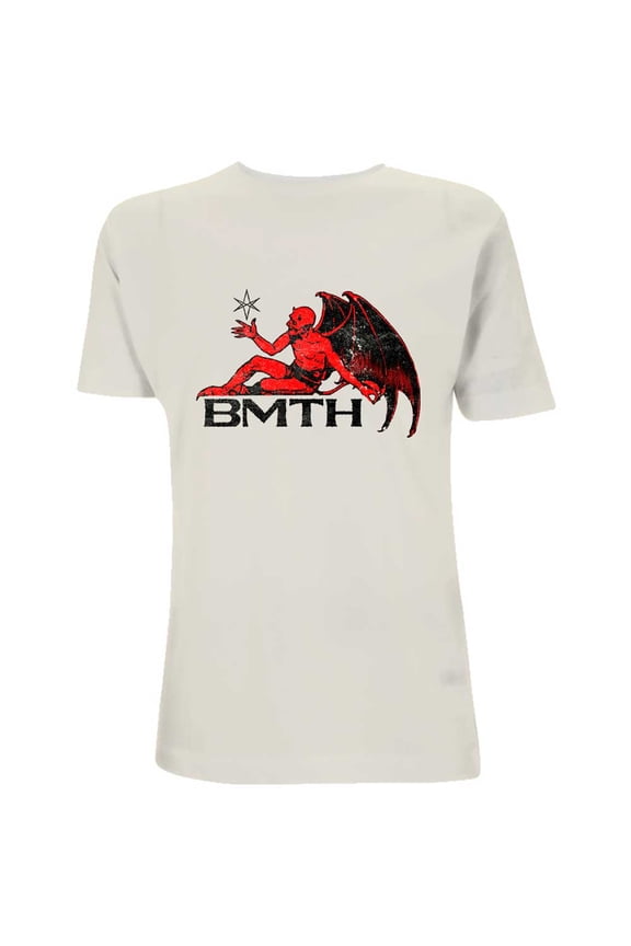 Men's Bring Me The Horizon Devil Slim Fit T-shirt X-Large Natural