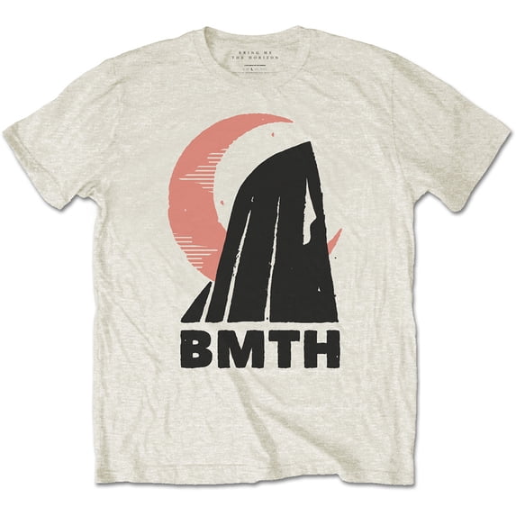 Men's Bring Me The Horizon Moon Slim Fit T-shirt X-Large Natural