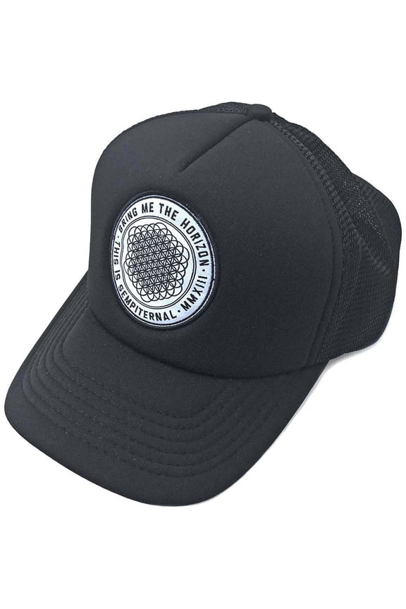 Men's Bring Me The Horizon Sempiternal (Mesh Back) Trucker Cap Adjustable Black